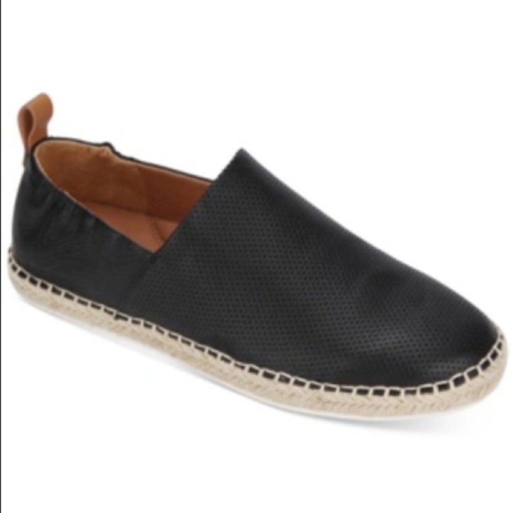 Anthropologie Gentle Souls Lizzy A-Line Leather Espadrille/Flat Slip-On